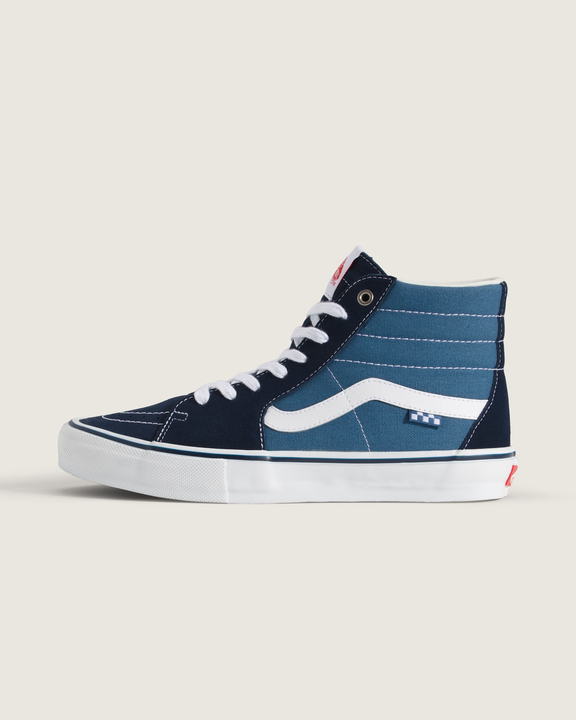 Vans | Skate Sk8-Hi Navy/White Skate Shoe