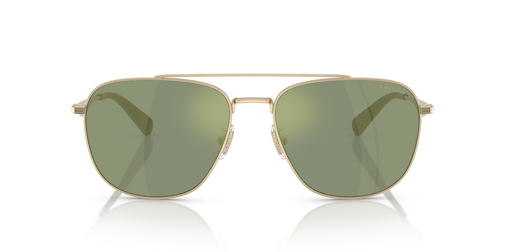 Coach HC7172 CW404 XXL (59 - 17) with Green lenses and Gold frame