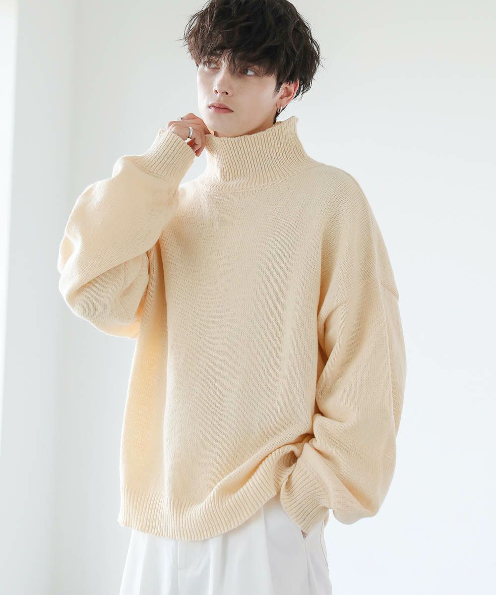 オーバーサイズウォッシャブルタートルネックニット | ASTRONOMY