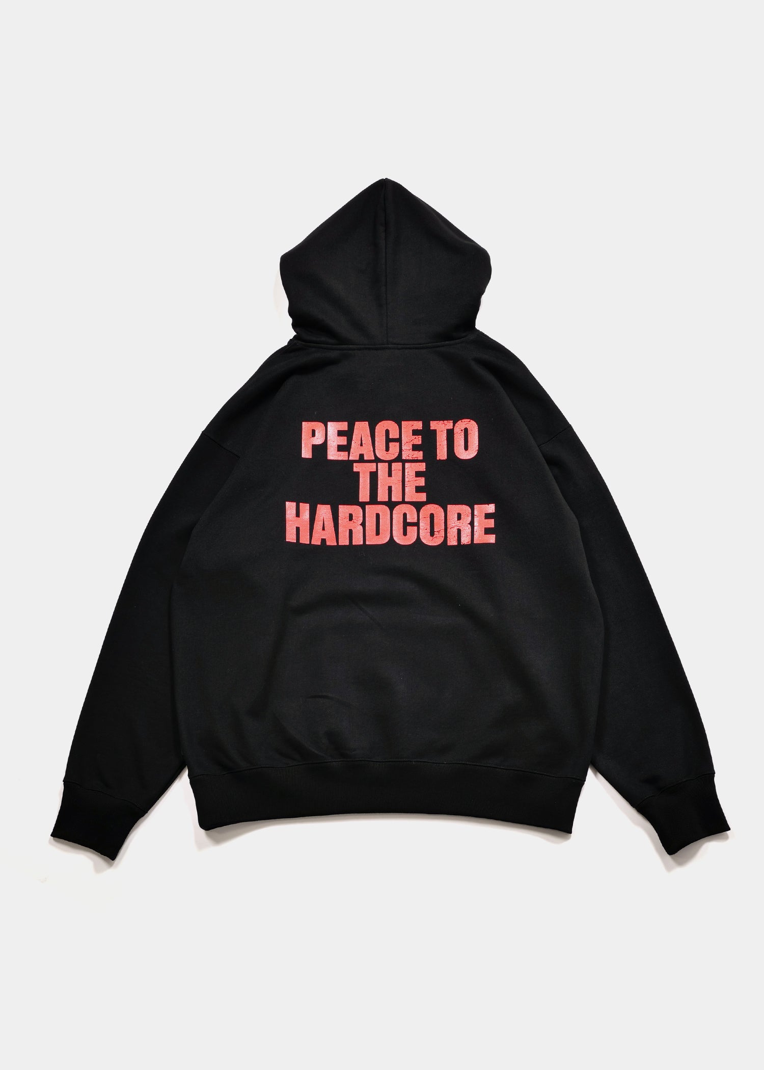 PEACE TO THE HARDCORE” Sweat Parka / 2520406