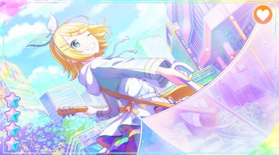 プロセカ】[おてんばなメロディー]鏡音リンのカードイラストと衣装