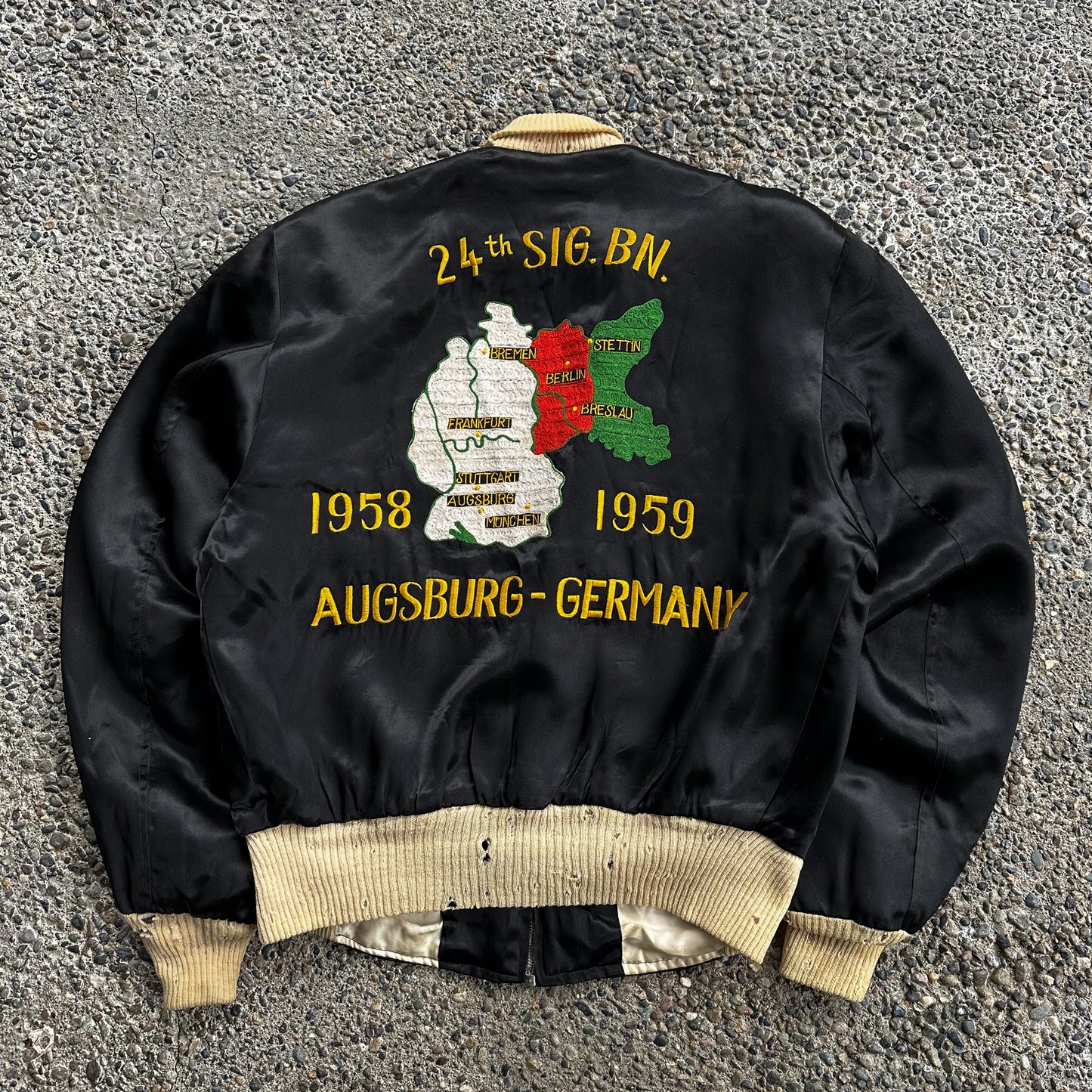1958-59 German souvenir jacket – Arachnid Vintage