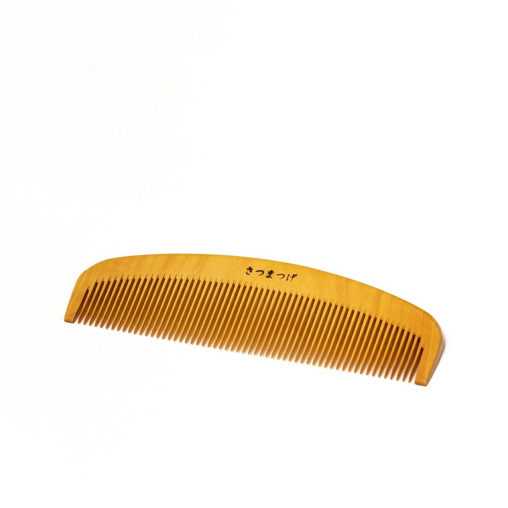 つげ櫛 さつまつげ 【とき櫛・細歯】5.5寸（約16.5cm） 薩摩つげ 椿油