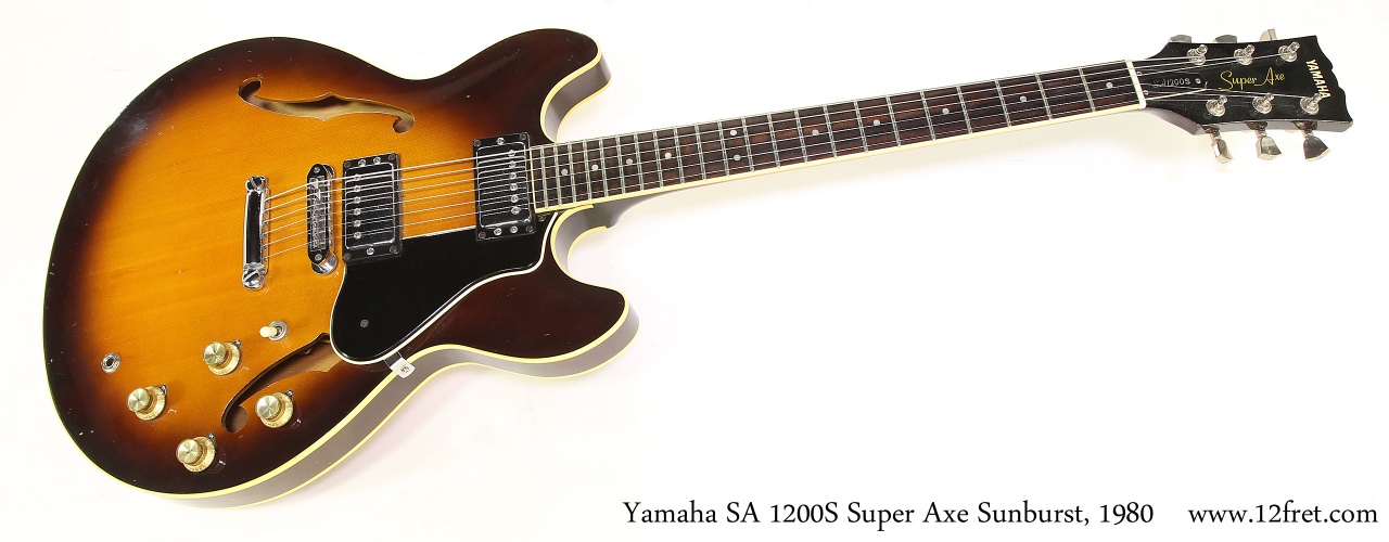 Yamaha SA 1200S Super Axe Sunburst, 1980 | archive.12fret.com