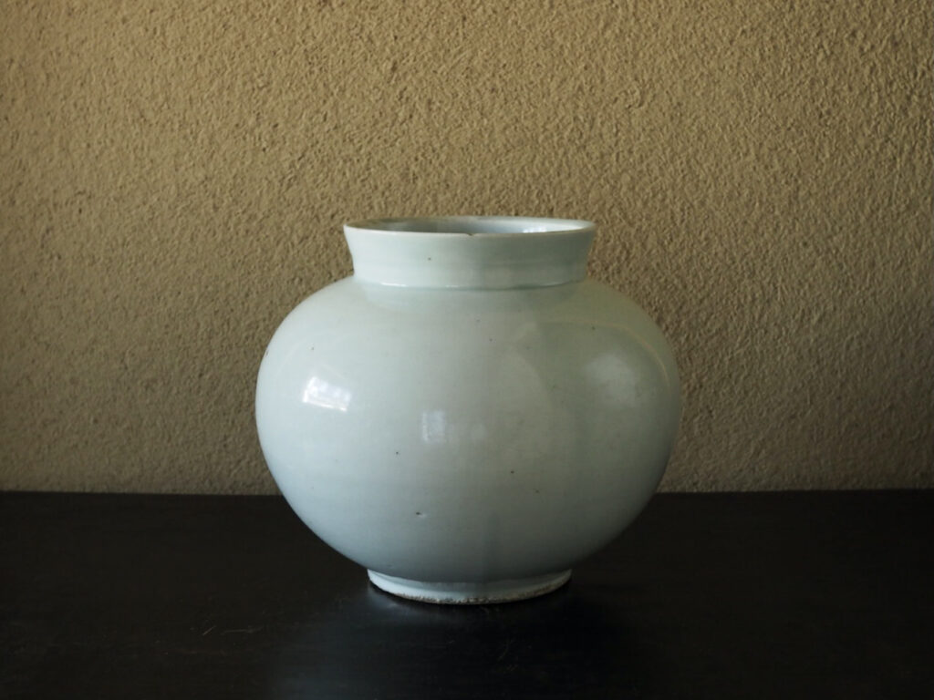 李朝白磁丸壺 | 古美術いもと