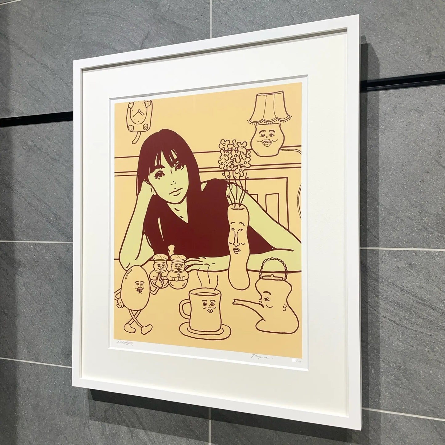 KYNE NONCHELEEE Untitled シルクスクリーン キリ番 良番 KYNE