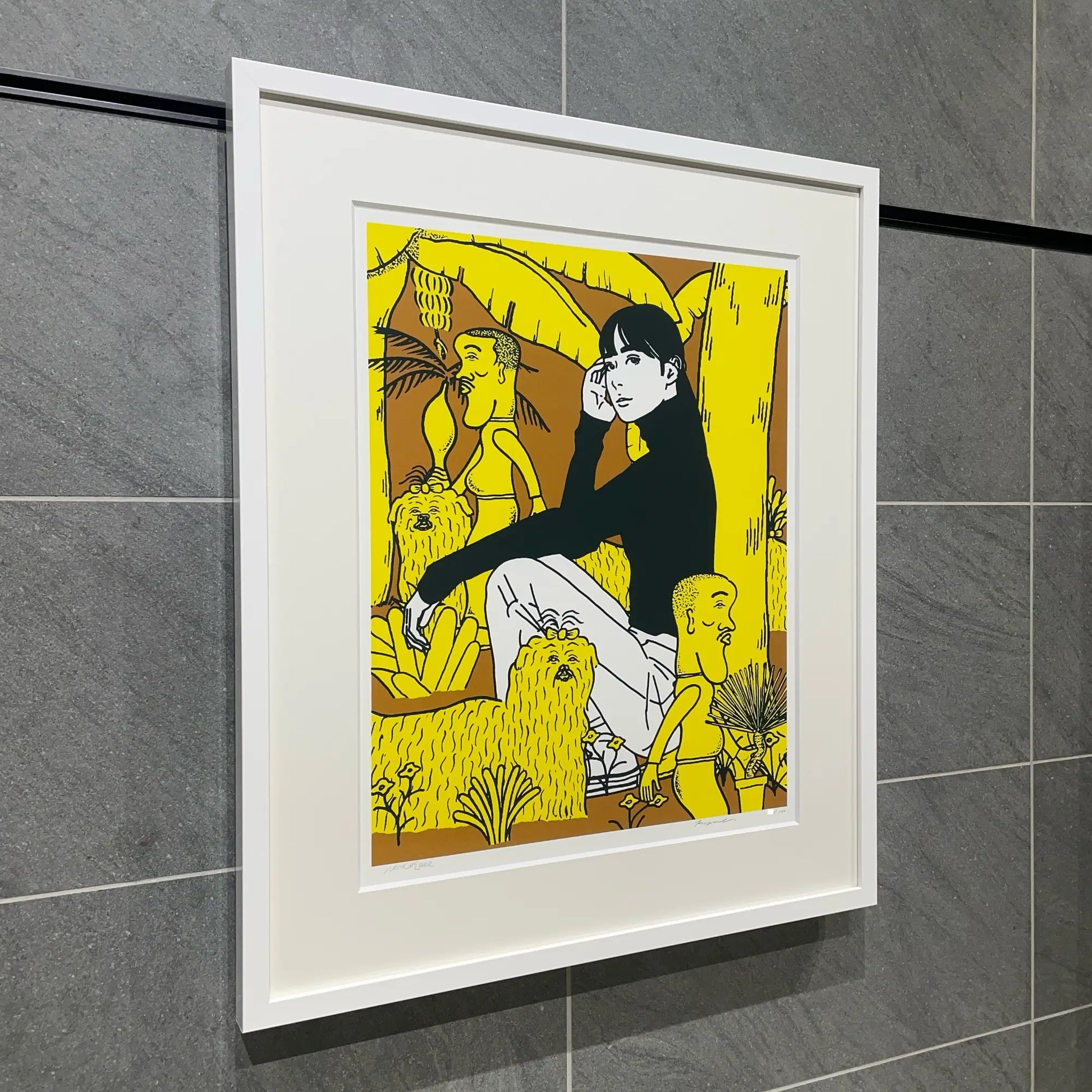 KYNE × NONCHELEEE (キネ × ノンチェリー)「Untitled, 2024 (Yellow