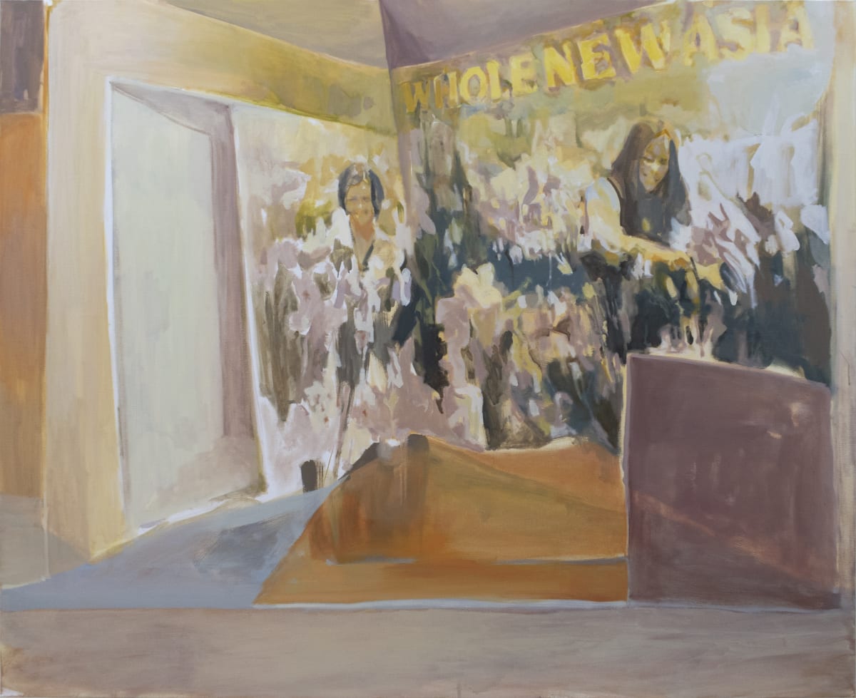 日本画家堤進の平面ポップアート 作品 。ミクストメディア「迷蝶・棺一