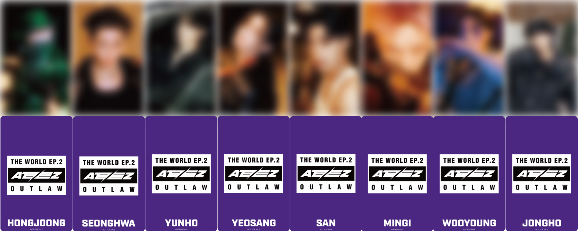 ATEEZ - [THE WORLD EP.2 : OUTLAW] ストア別購入特典絵柄公開