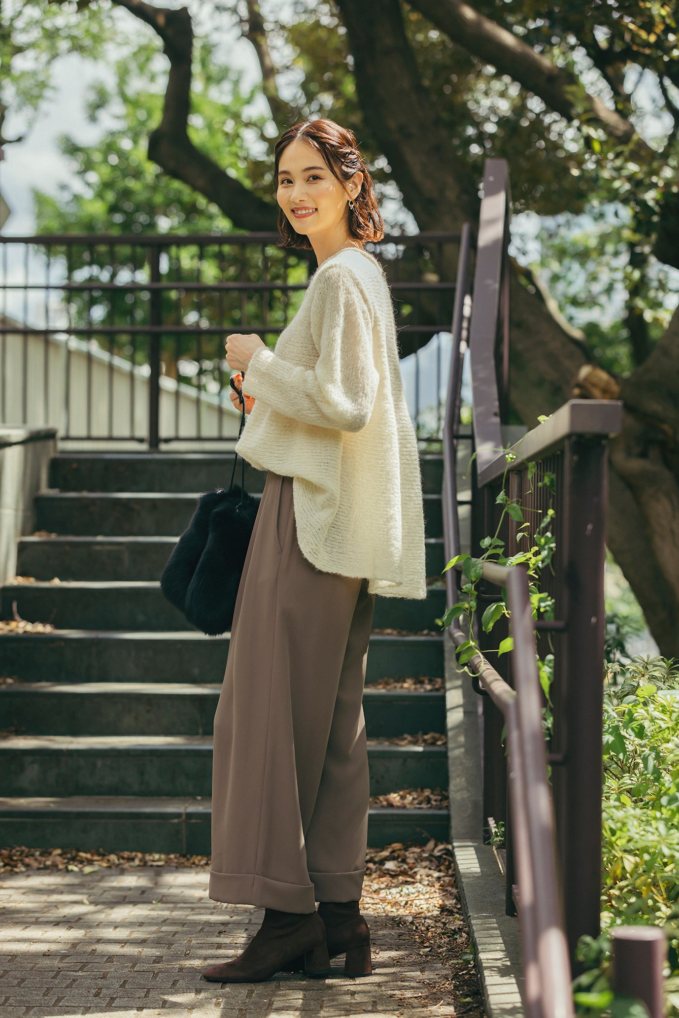 アルパカAラインニットチュニック NS-176 – ATELIER N'S