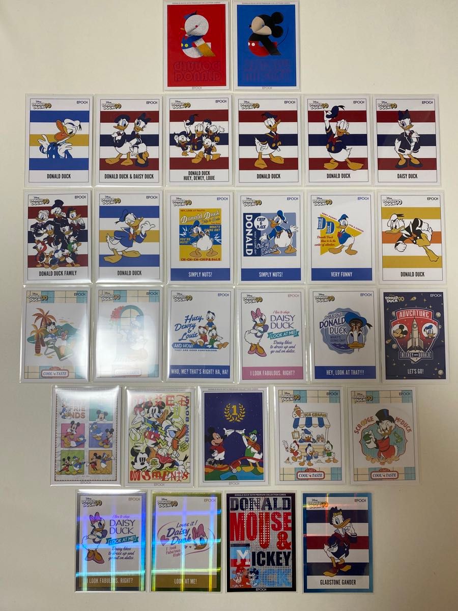 EPOCH エポック ディズニー ドナルドダック 90周年 カード