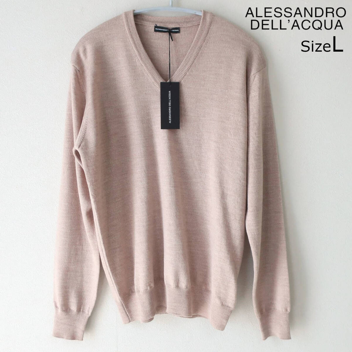 超レア 最初期 70s malo マーロ 最高級 カシミア100％ Vネック