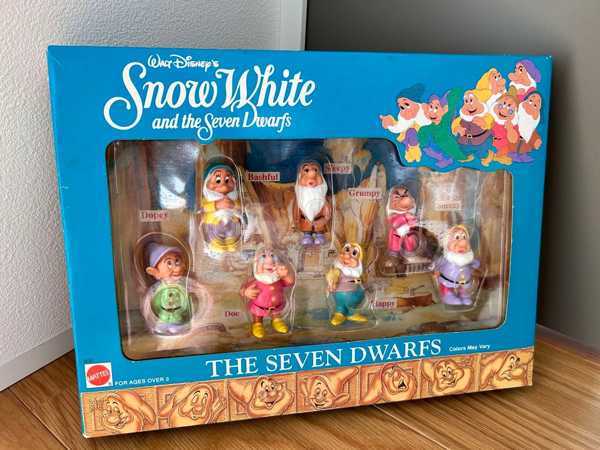 ディズニー 白雪姫 7人のこびと トミー ぬいぐるみ7体セット 昭和