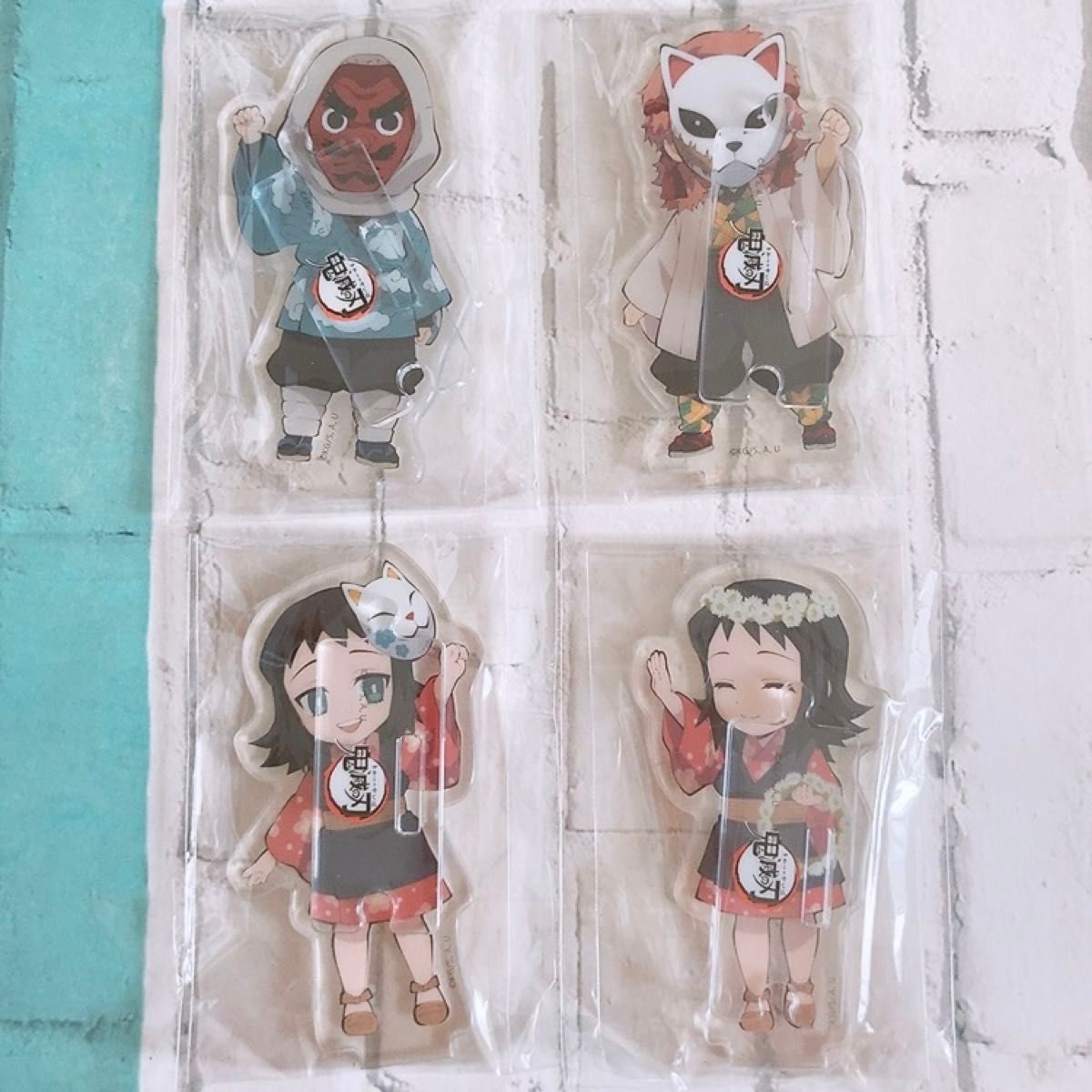 鬼滅の刃 繋がるアクリルスタンド 錆兎 真菰 鱗滝｜Yahoo!フリマ（旧