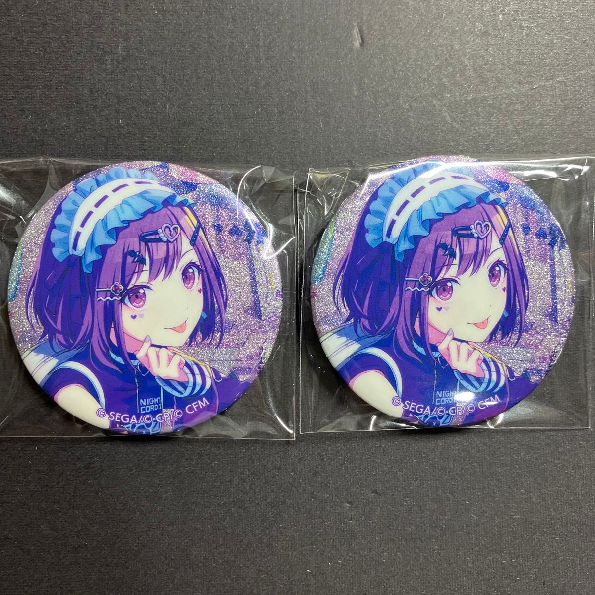 プロセカ ニーゴ 東雲絵名 グリッター缶バッジ 缶バッジ 26C Iなんです