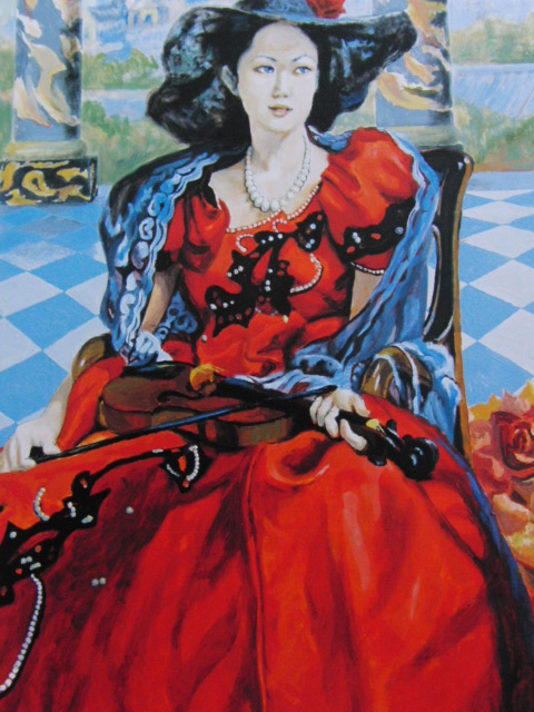 竹村忠一郎、ラ・ロッシェル、希少な画集より、新品高級額・額装付