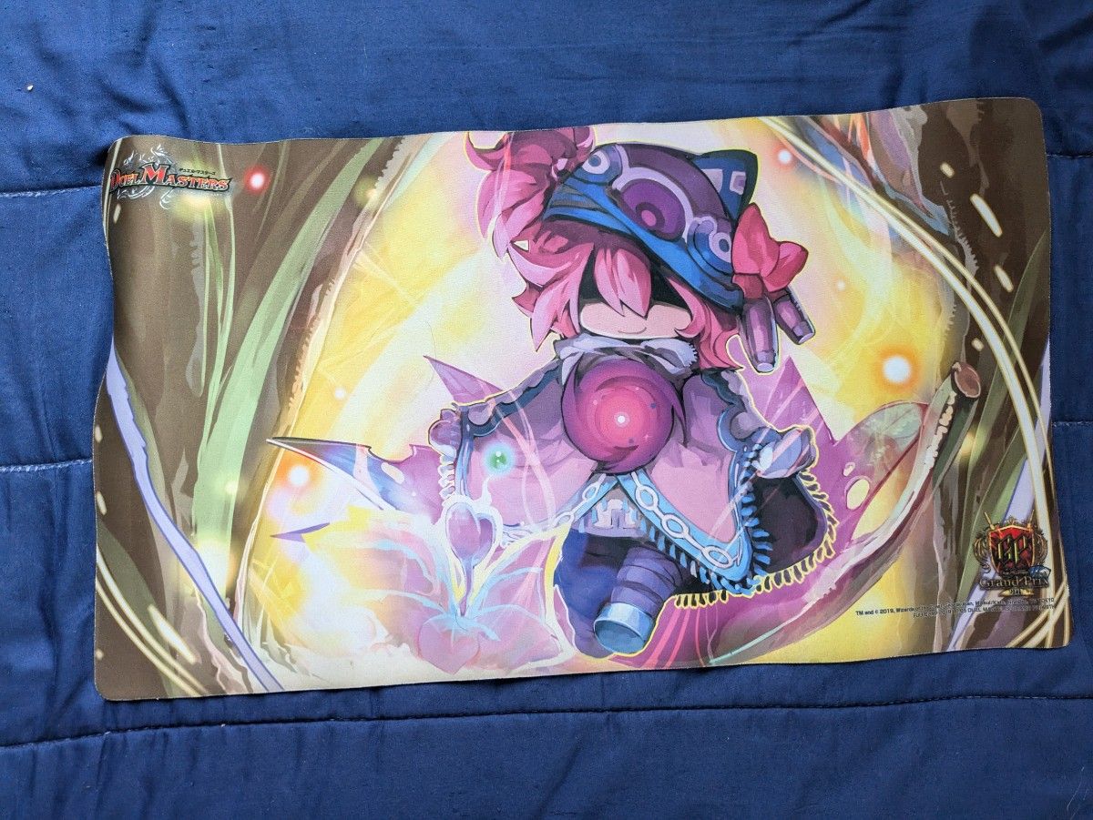 デュエルマスターズ 不亞幽 プレイマット 350×600mm 厚さ3mm デスク