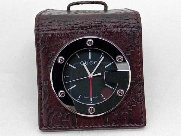 Yahoo!オークション -「グッチ トラベルクロック」の落札相場・落札価格