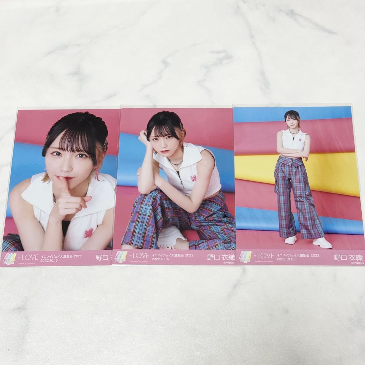 イコラブ ＝LOVE 野口衣織 イコノイジョイ2022 キラキラ衣装 生写真