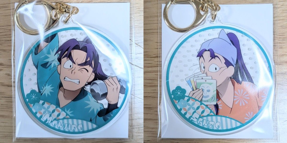 忍たま乱太郎 みんなで商い 商い 立花仙蔵 潮江文次郎 缶バッジ 六年生