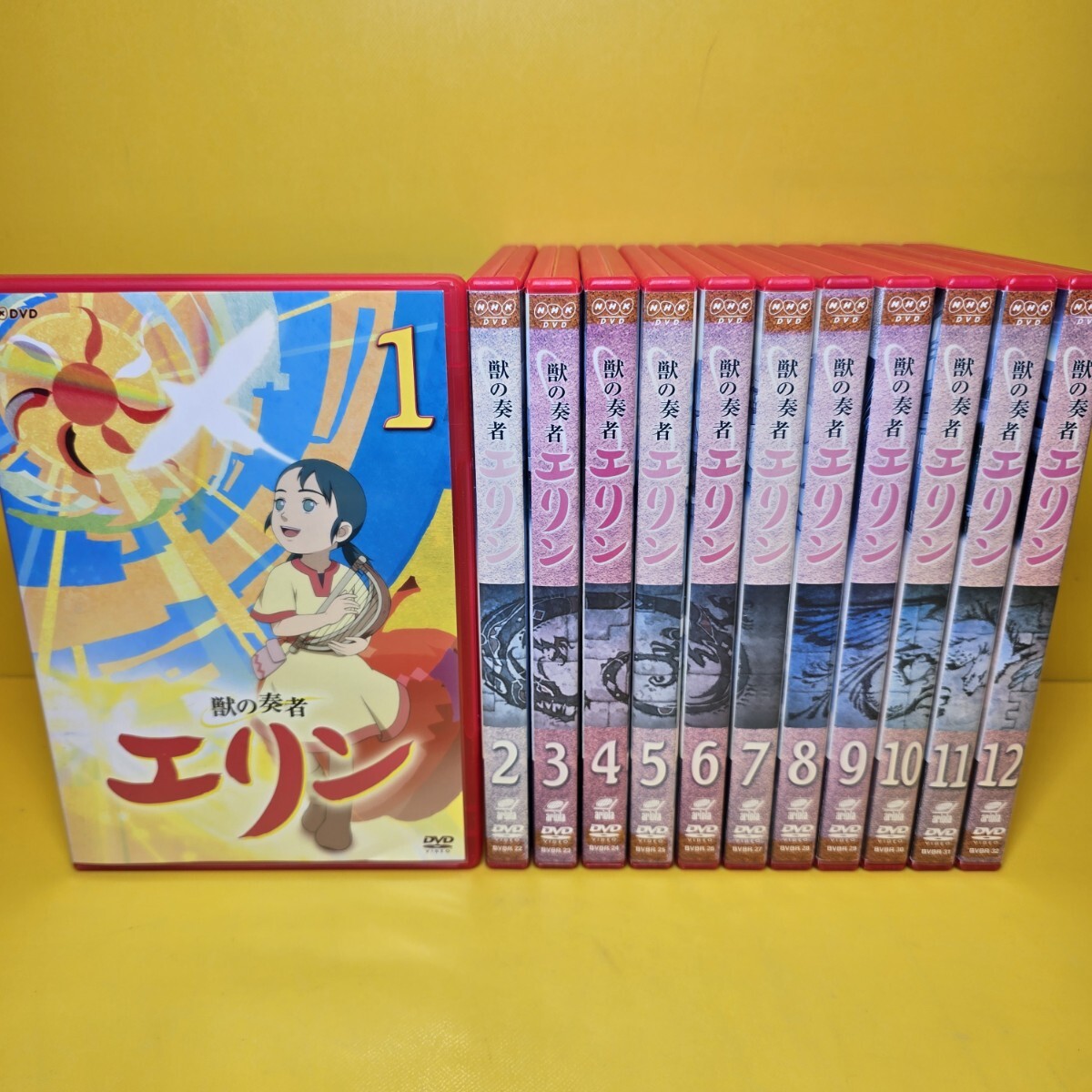 獣の奏者エリン 【全12巻】 レンタル版DVD 全巻完結セット NHKアニメ