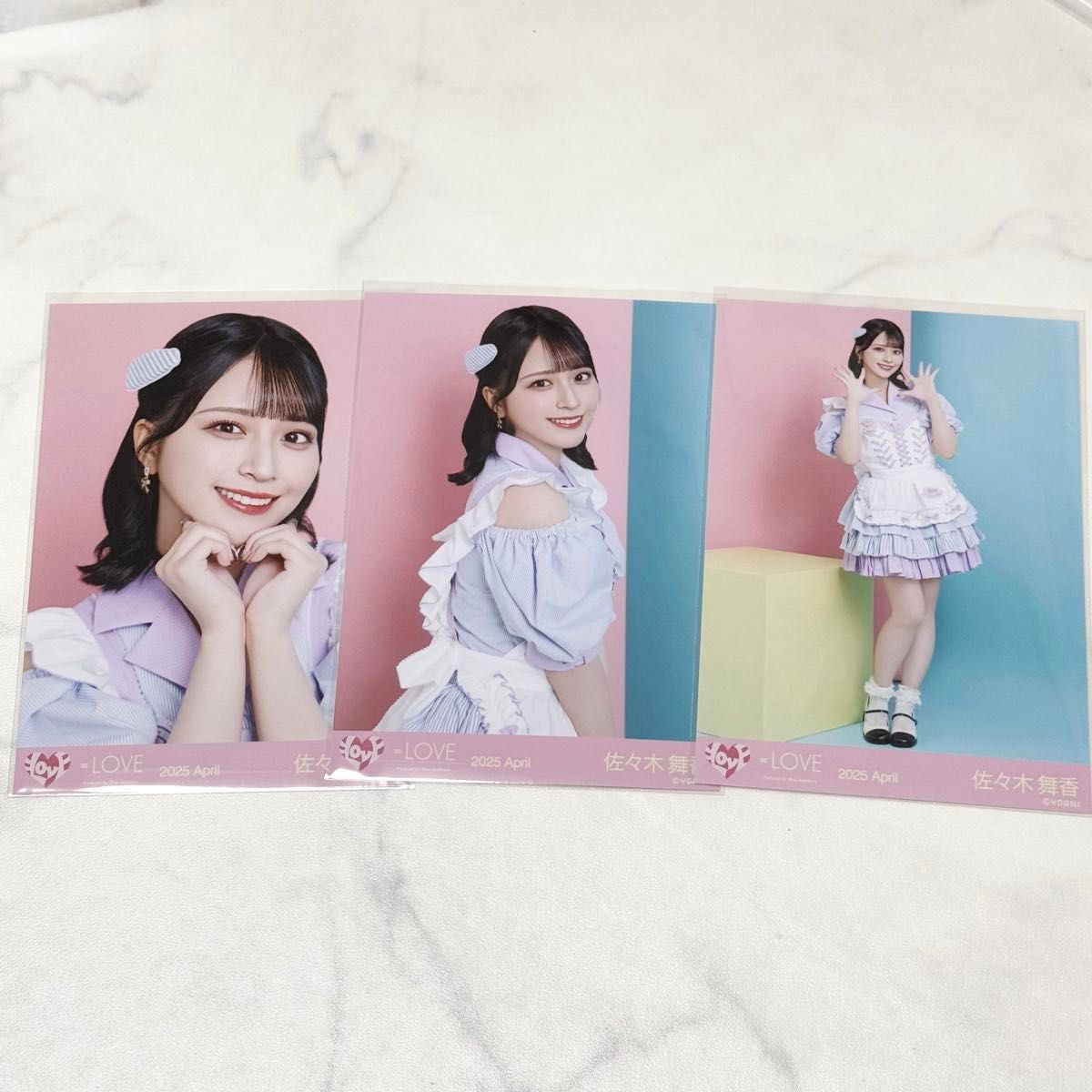 LOVE イコラブ 佐々木舞香 生写真 君の第3ボタン 2024 May-II コンプ