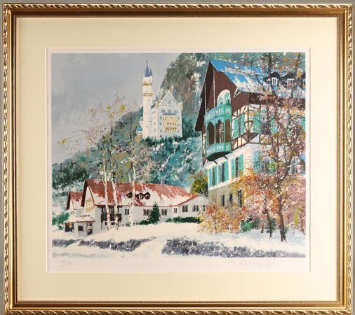 Yahoo!オークション -「ノイシュヴァンシュタイン城」(美術品) の落札