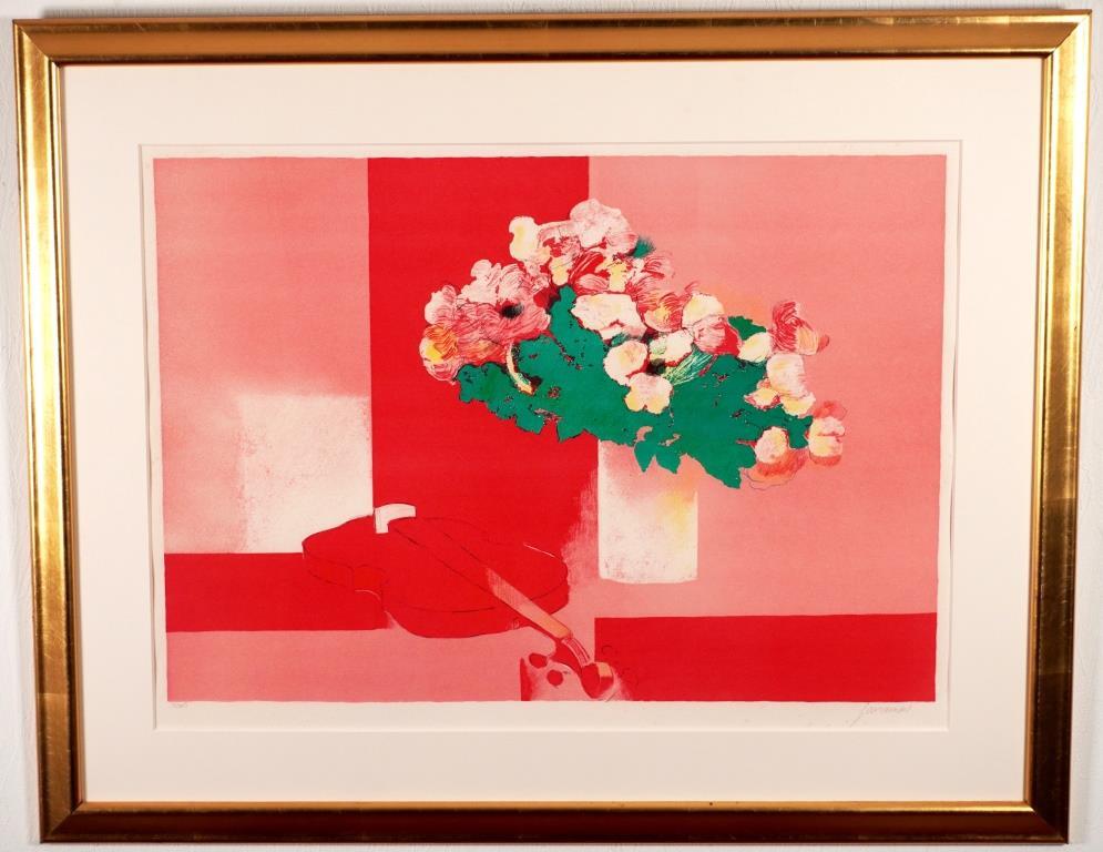 Yahoo!オークション -「リトグラフ 花」の落札相場・落札価格