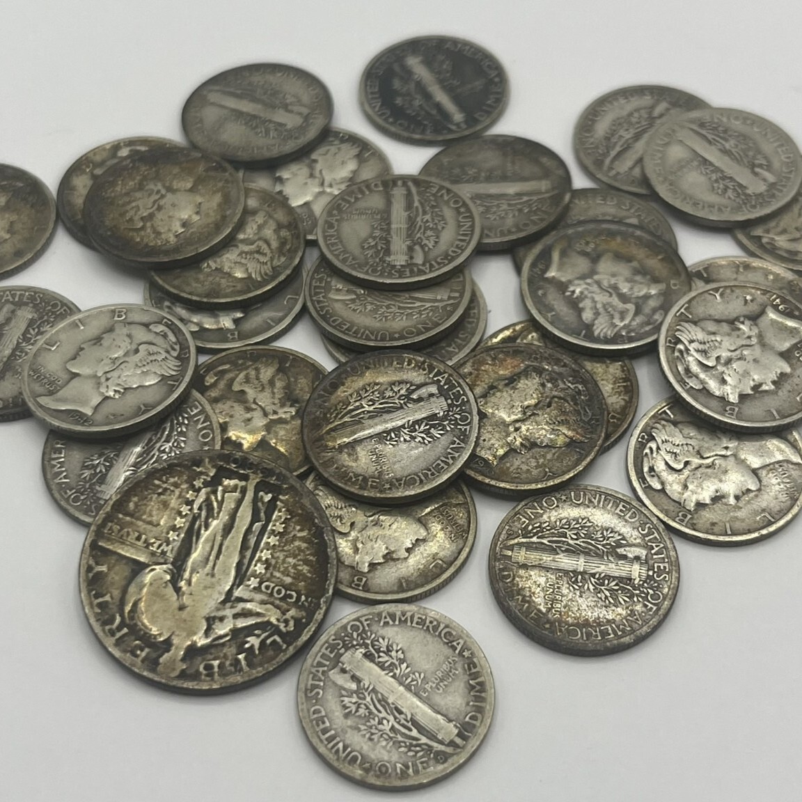 Yahoo!オークション -「マーキュリーダイム10セント銀貨」の落札相場