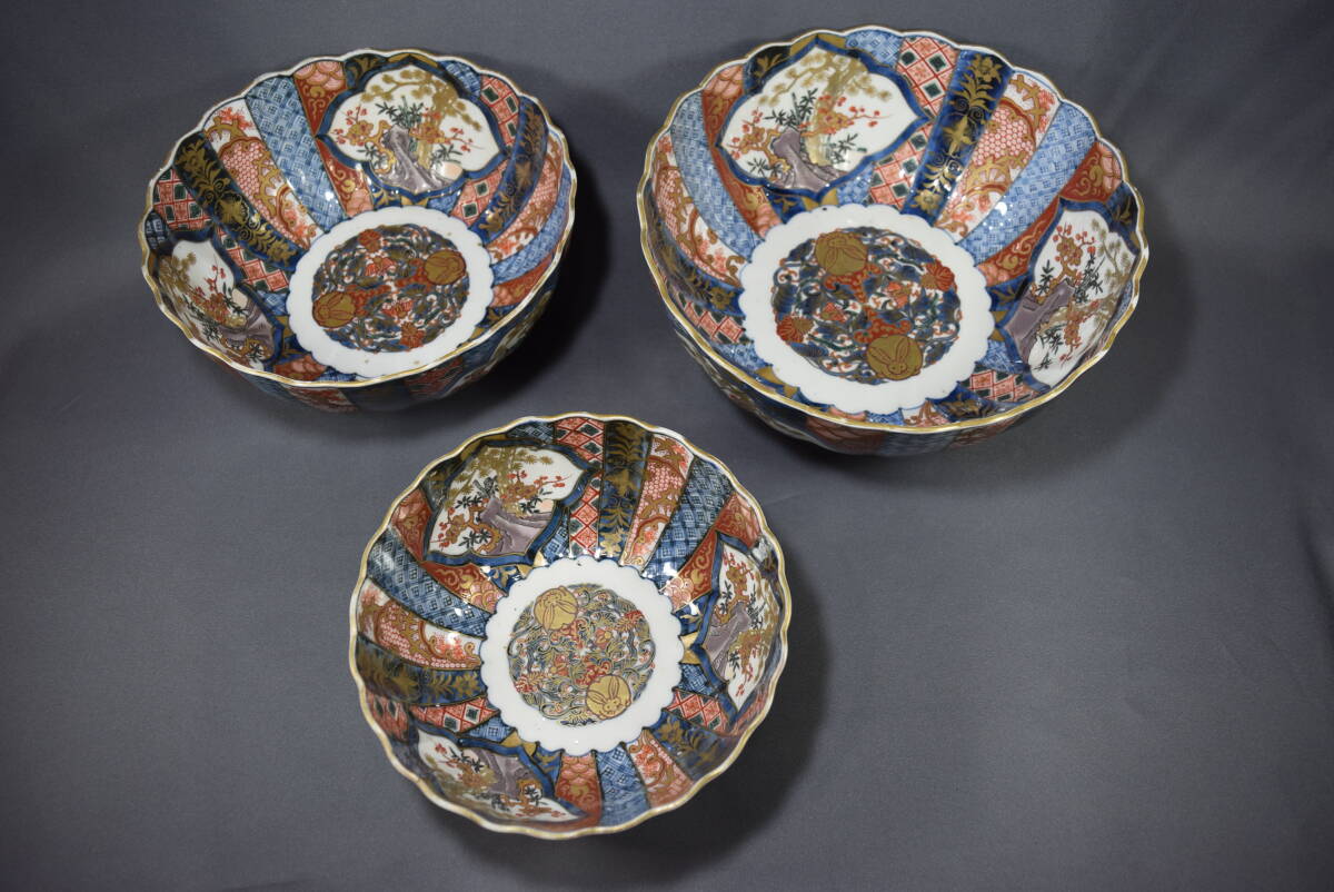 Yahoo!オークション -「古伊万里 鉢」(金襴手) (色絵)の落札相場・落札価格