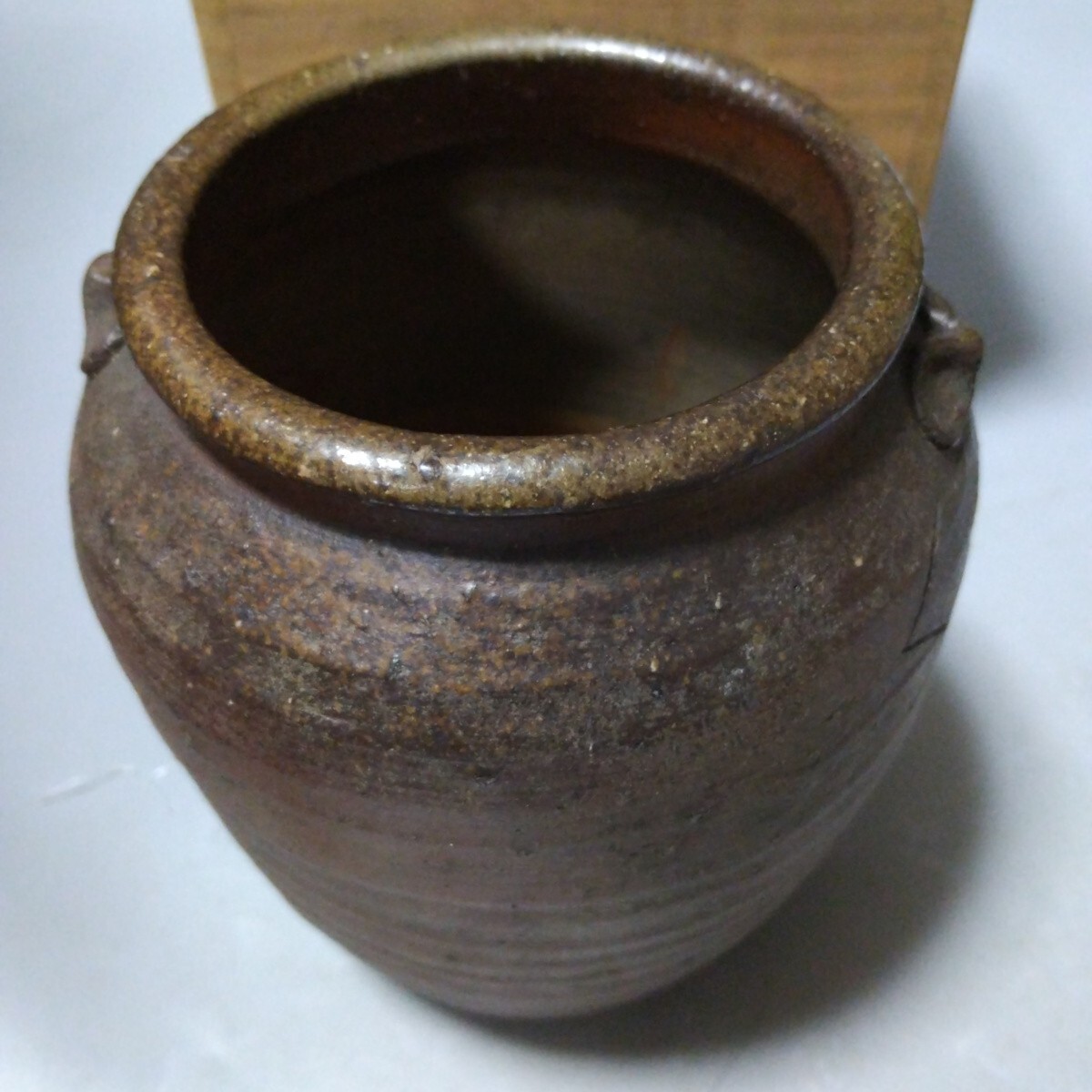 は*な様 【古備前 水指 窯印あり 昭和初期】備前焼 茶道具 古