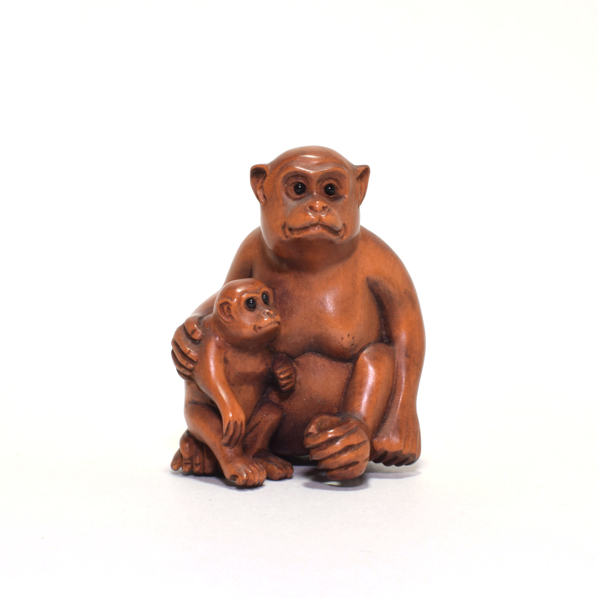 Yahoo!オークション -「猿」(根付) (東洋彫刻)の落札相場・落札価格