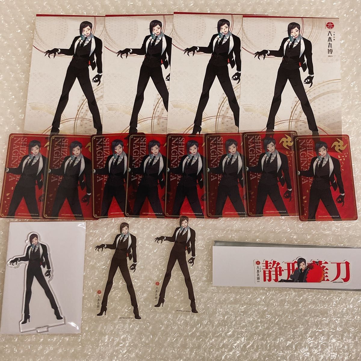 刀剣乱舞 小狐丸 祝装 缶バッジ クリアステッカー お名前シール 大本丸