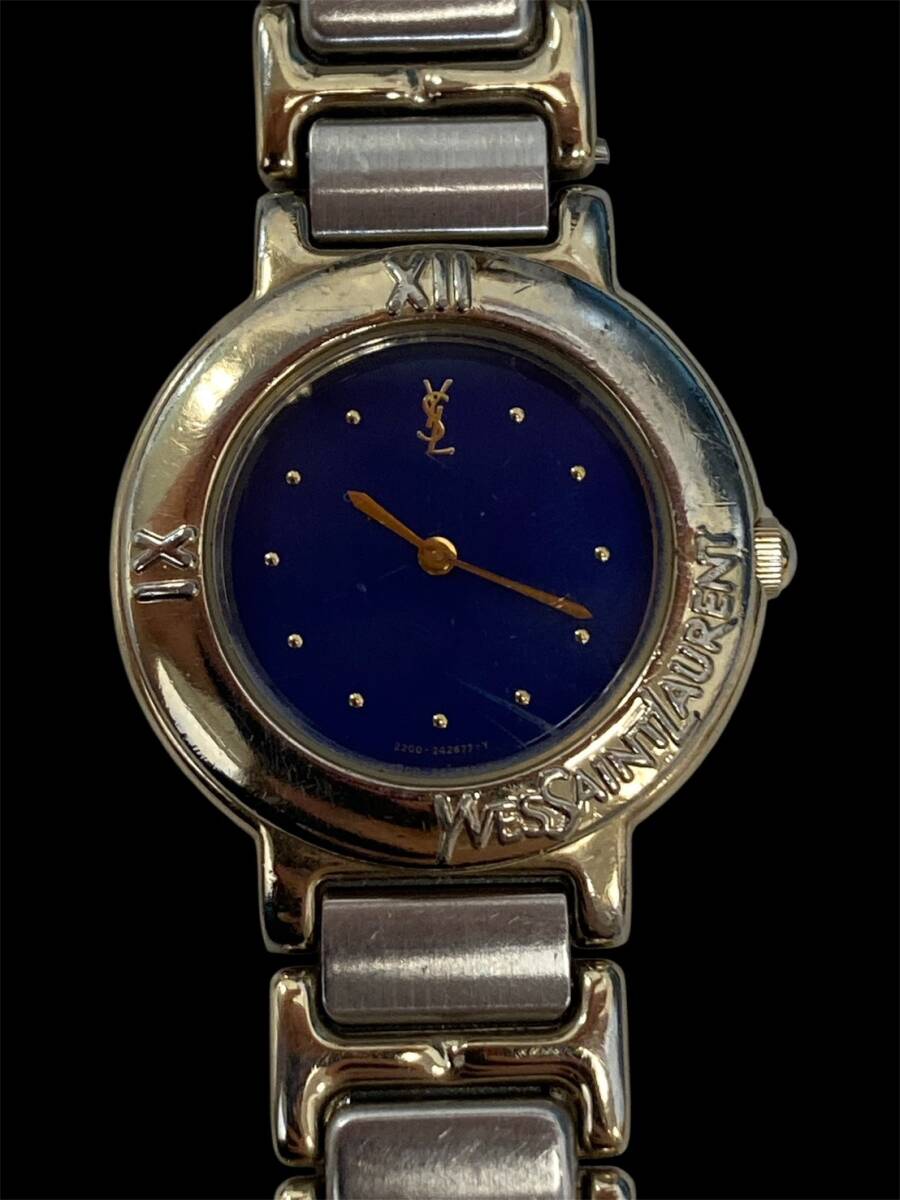 Yahoo!オークション -「時計 文字盤 青」(イヴ・サンローラン) (い)の