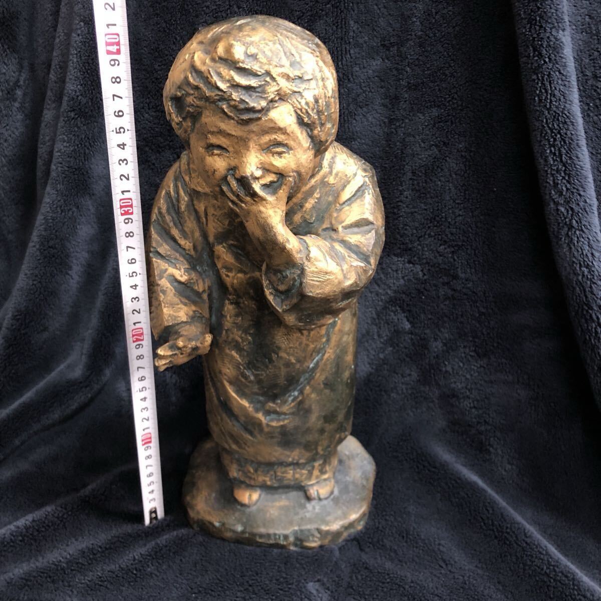 北村西望 純銀製 『 喜ぶ少女』 匿名配送 北村西望 純銀製 『 喜ぶ少女