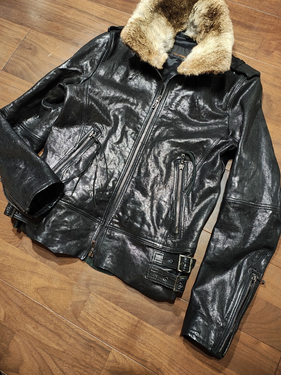 Yahoo!オークション -「テットオム レザー ジャケット」の落札相場