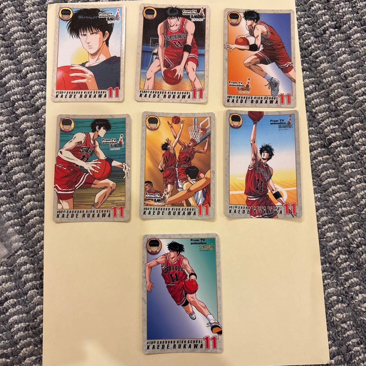 スラムダンク SLAM DUNK カードダス マスターズ 桜木 流川 ハイタッチ