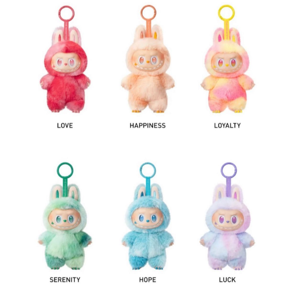 POPMART ラブブ Big into Energyシリーズ ぬいぐるみペンダント