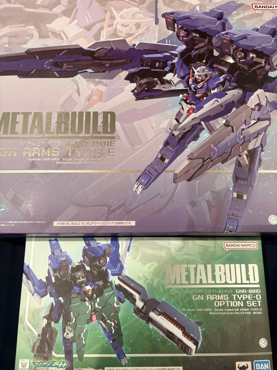 新品輸送箱未開封 METAL BUILD GNアームズ TYPE-E メタルビルド 機動