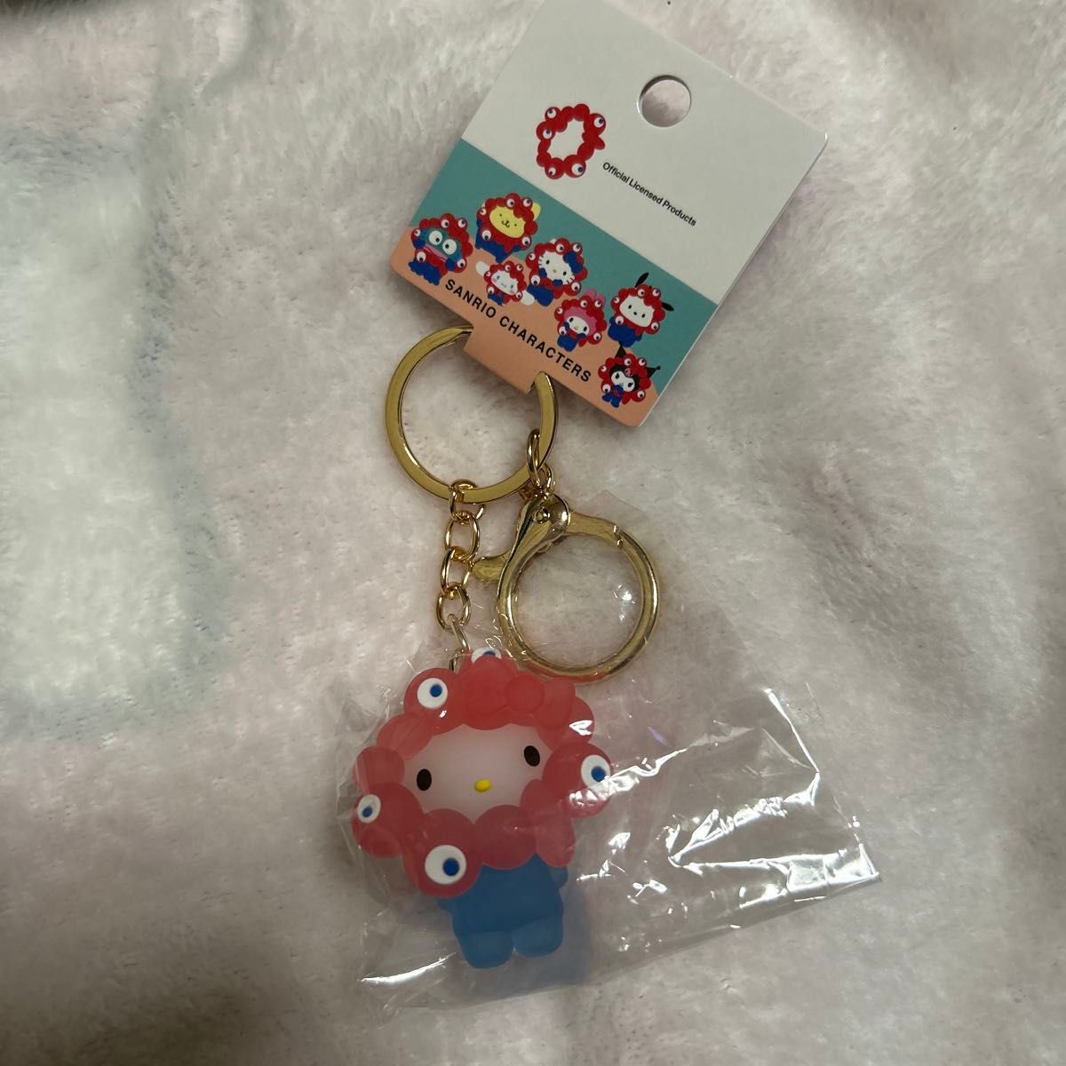 限定 サンリオ ミャクミャク 推しカラー 立体マスコットキーホルダー