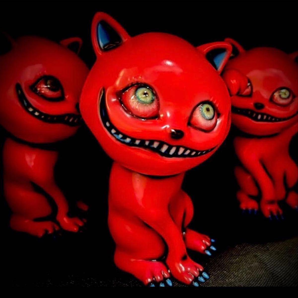 かっこわらい雑貨店 TAMA タマ 赤 未開封 福岡 ソフビ フィギュア