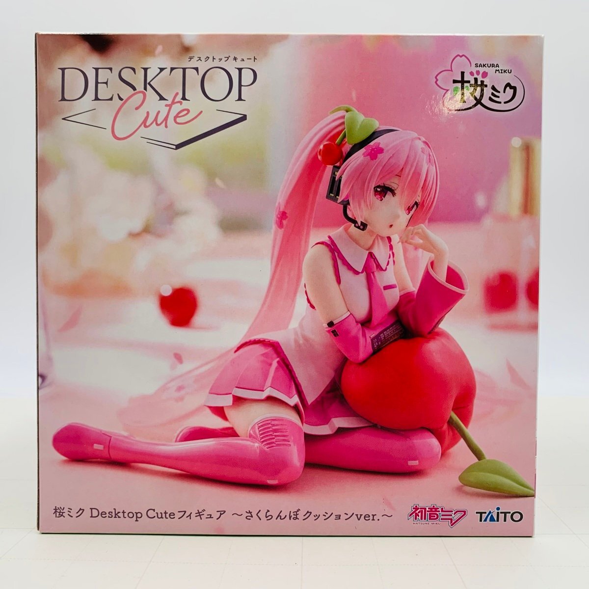 Yahoo!オークション -「桜ミク desktop cute フィギュア ～さくらんぼ