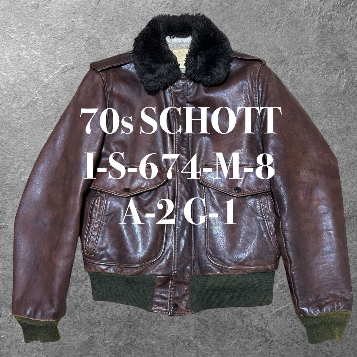 Yahoo!オークション -「schott 674」の落札相場・落札価格