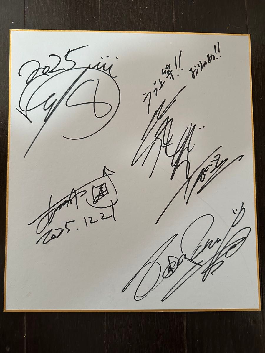 森高千里 直筆サイン色紙 ブロマイド4枚｜Yahoo!フリマ（旧PayPayフリマ）