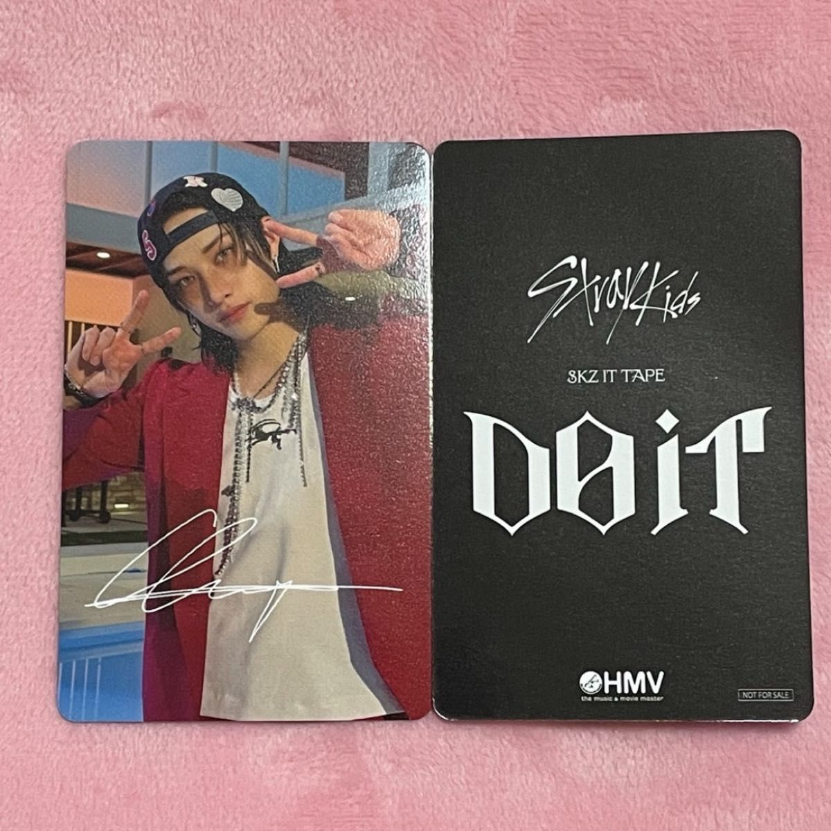 Straykids スキズ スンミン ラントレ トレカ ステッカー 印字サイン