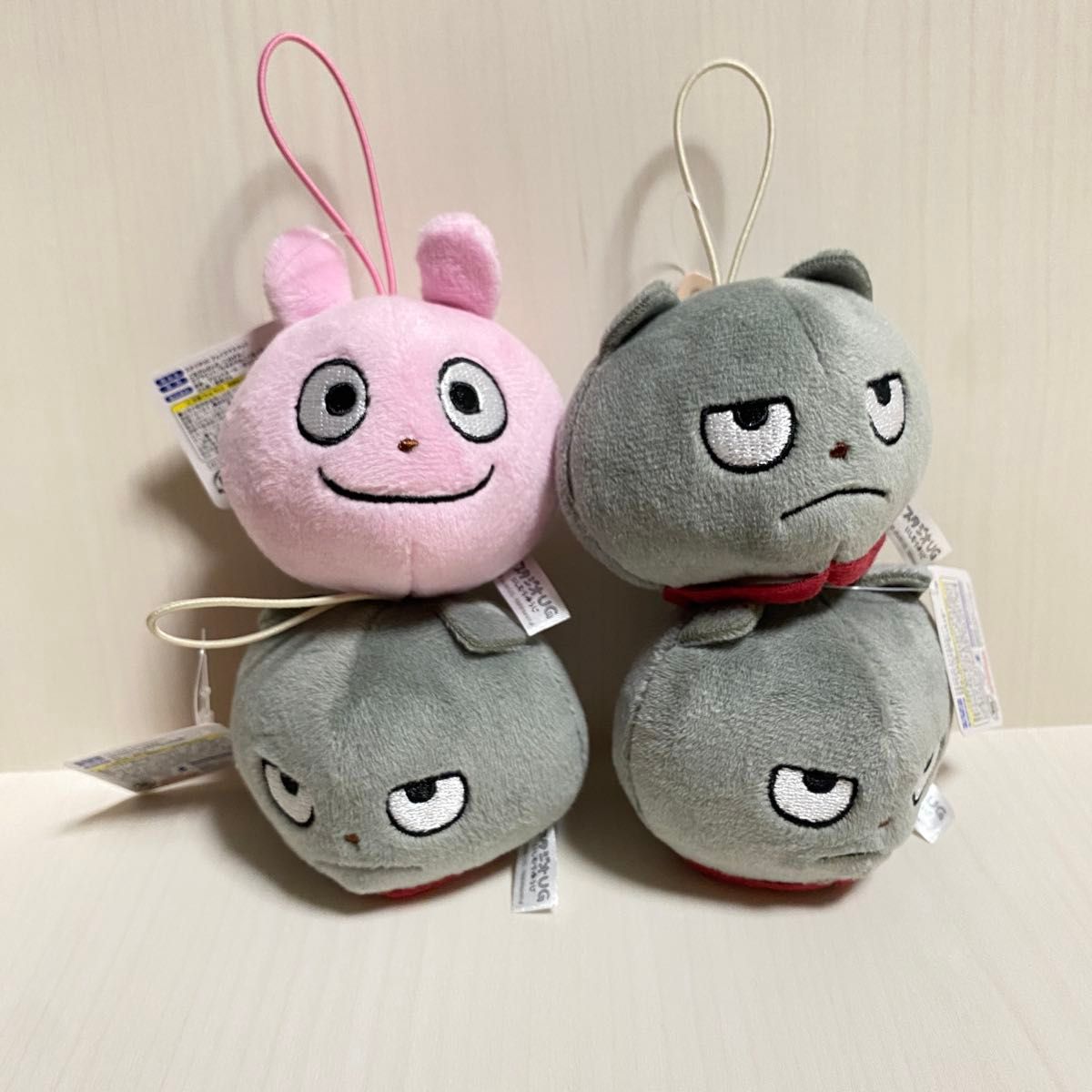 にしむらゆうじ スタジオUG フェイスマスコット ラウンドワン限定 4点