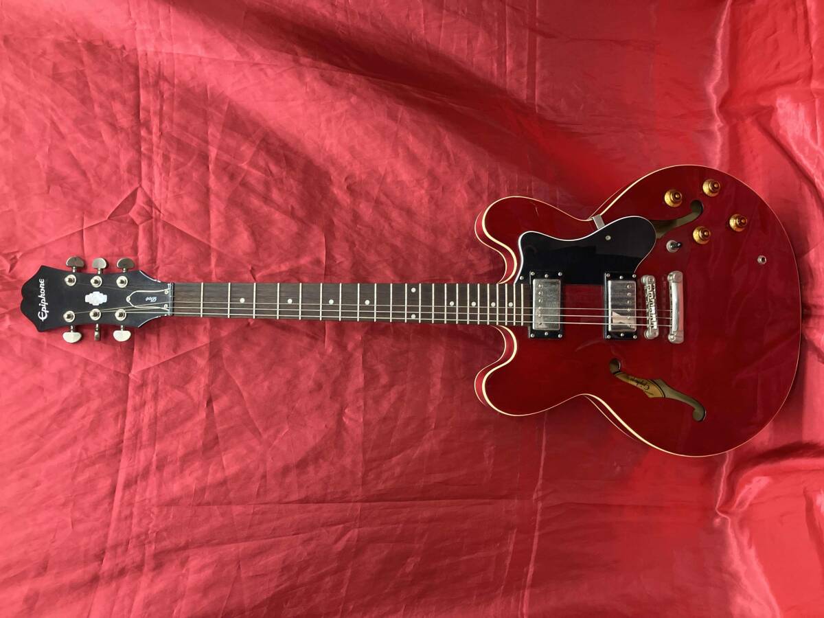Yahoo!オークション -「epiphone dot」(本体) (エレキギター)の落札