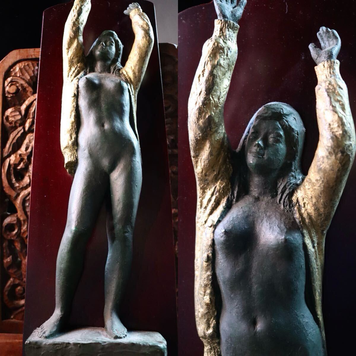 Yahoo!オークション -「裸婦ブロンズ像」の落札相場・落札価格