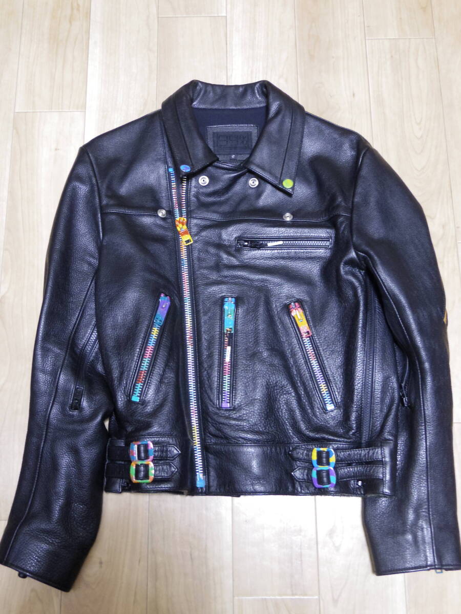 Yahoo!オークション -「black comme des garcons ライダース」の落札