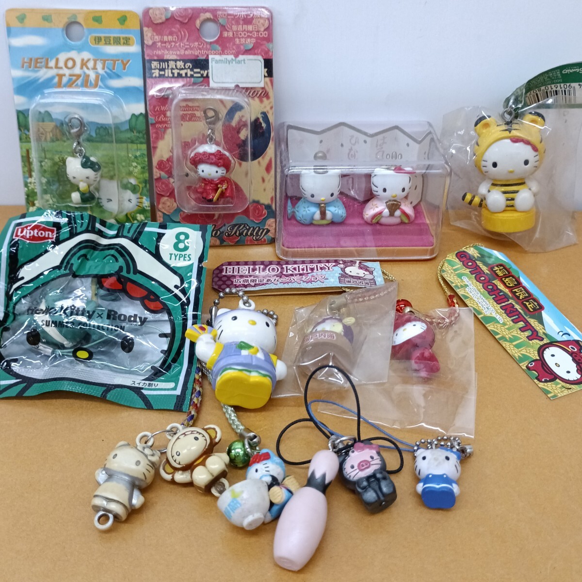 Yahoo!オークション -「キティちゃん ご当地ストラップ」の落札相場